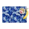 Palmblad - Patroon - Blauw Placemat vinyl groot 368 -zzzproduct_Kitchenyeah-website