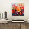 Bloemen - Kunst - Watercolor - Botanisch aluminium wit klein -sfeer1