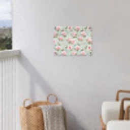 Rozen - Vogels - Pastel - Kleurrijk tuinposter los doek klein 239 -sfeer8