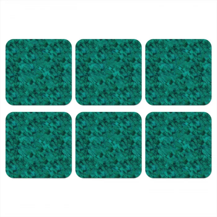 Vloeiend - Olie - Verf - Groen onderzetter kurk middel 366 -3d