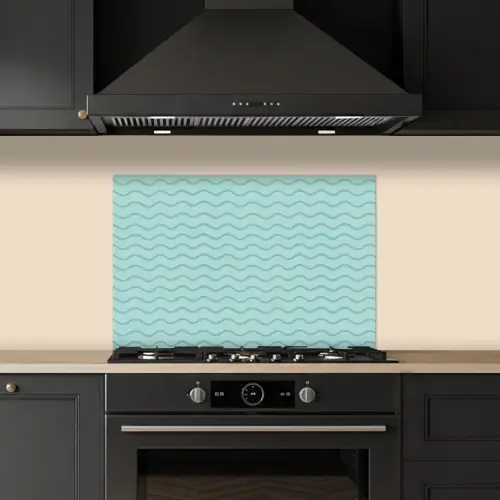 Zee - Dieren - Bluewave - Blauw keuken achterwand spatscherm klein 900 -sfeer1