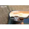Longhorn - Landschap - Zonsondergang Placemat vinyl groot -closeup