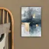 Kunst - Grijs - Goud - Abstract canvas 2cm klein -sfeer3