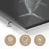 Makreel - Vis - Zwart plexiglas 5mm klein -sfeer2