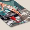 Auto - Vrouw - Groen fotolijst zwart zonder passe partout klein -zsfeer6