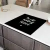 Quotes - Zonnetje, wijntje & kletsen - Tekst - Wijn - Zomer Inductie beschermer vinyl 3mm middel -sfeer8