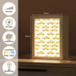 Taxi - Iconisch - Geel Light Box met kabel (Tafellamp) klein 925 -USP_websiteoverzichtDE