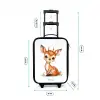 Baby hert Kinderkoffer - Zwart klein -productfoto_formaten