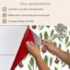 Rood - Bieten - Blad - Patroon keuken achterwand spatscherm klein 900 -spatscherm_NL