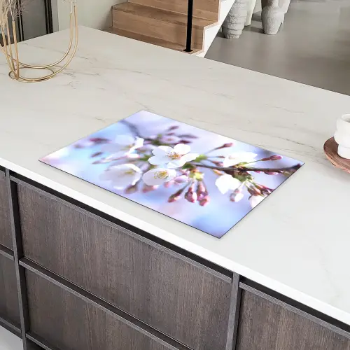Bloemen - Sakura - Tak - Bloesem takken Inductie beschermer vinyl 3mm klein -sfeer8