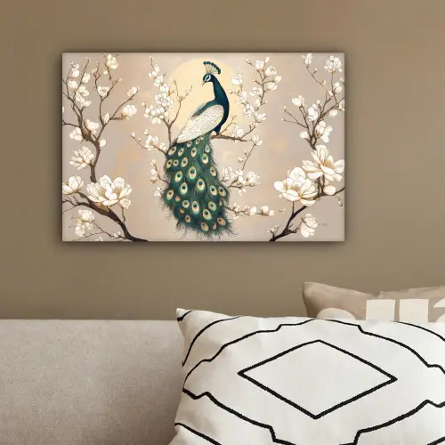 Pauw - Tak - Bloemen canvas 2cm klein -sfeer3