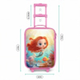 Zeemeermin - Vissen - Koraal Kinderkoffer - Roze klein -productfoto_formaten