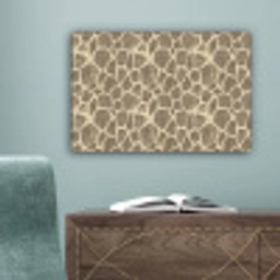 Giraf - Patroon - Beige - Bruin canvas 2cm klein 34 -sfeer4