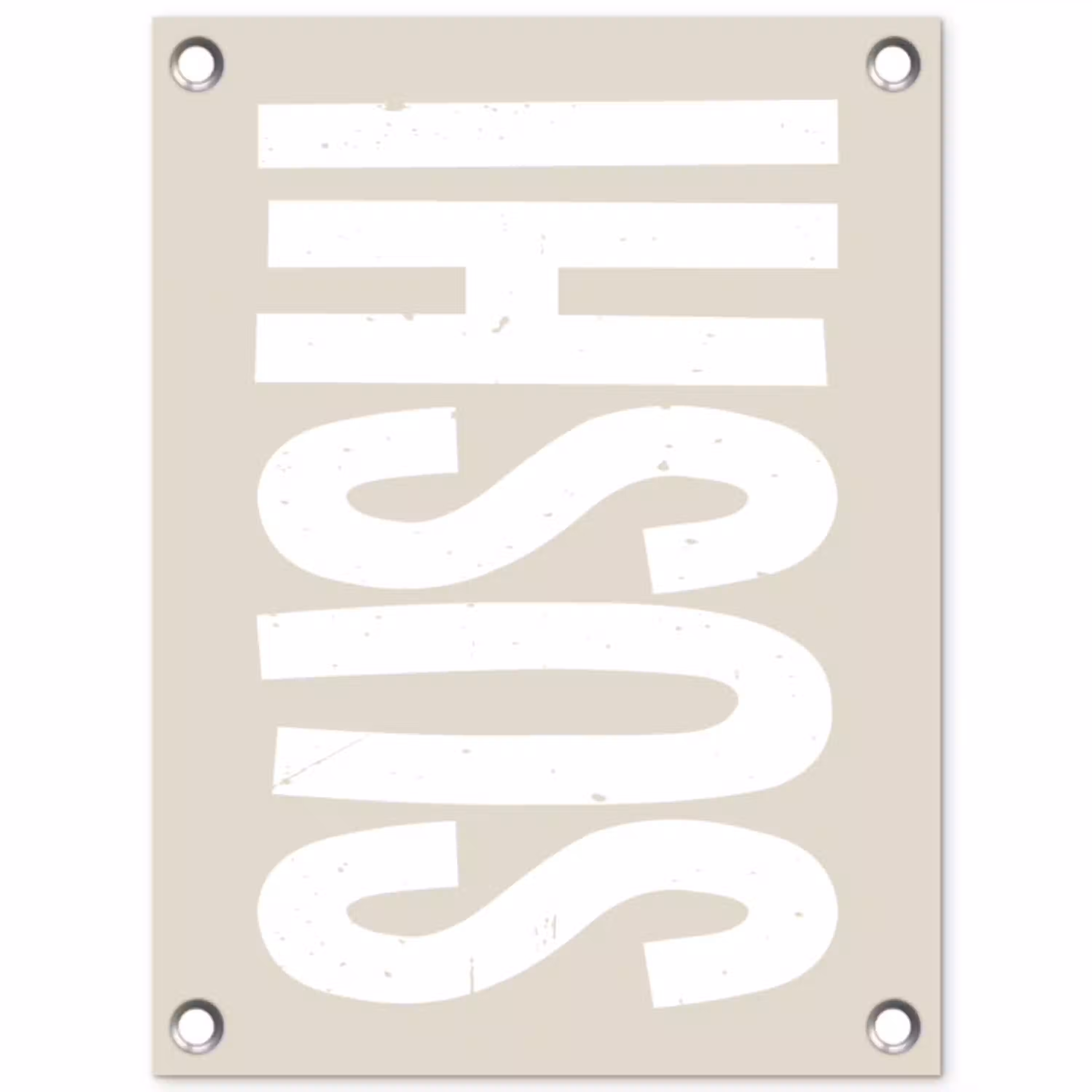 Sushi - Eten - Decoratie - Vintage tuinposter los doek klein -3d