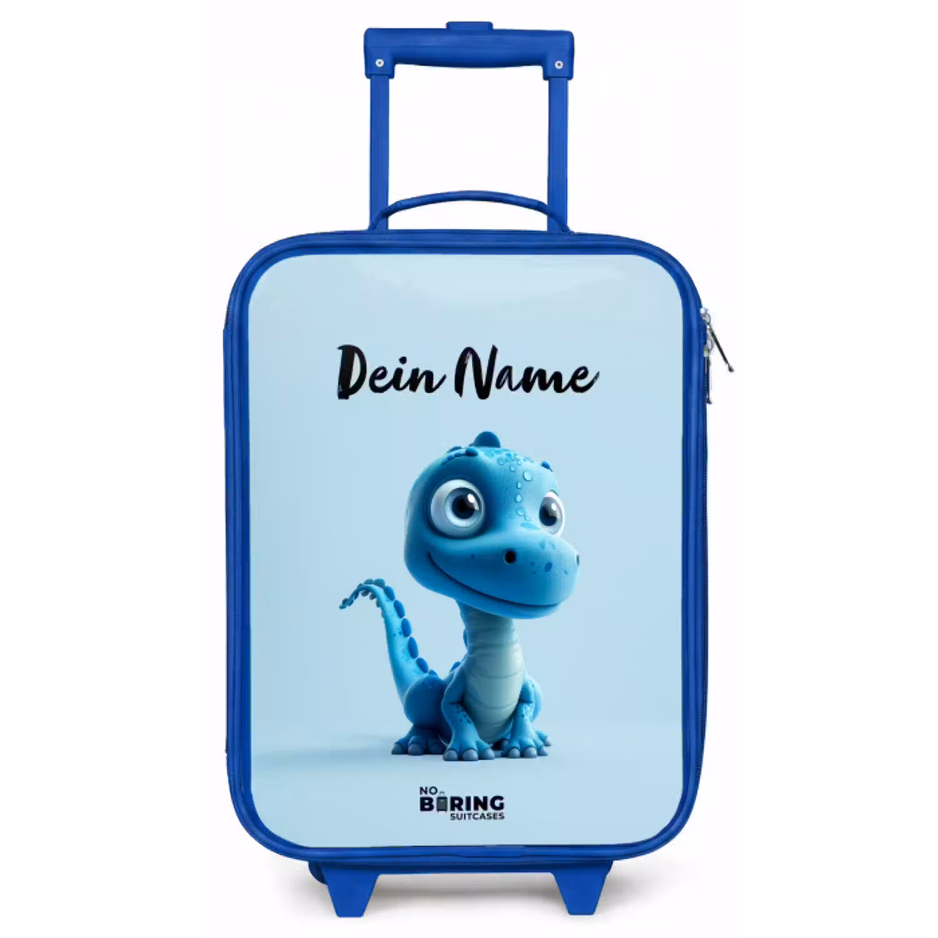 Blije Bronto Kinderkoffer - Blauw klein -zz3dotto