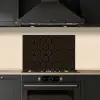 Goud - Zwart - Tunnel keuken achterwand spatscherm klein 900 -sfeer1