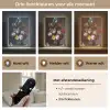 Bloemen in een vaas met schelpen en insecten - Balthasar van der Ast Light Box met batterij (Wandlamp) middel -USP_lichtkleurNL