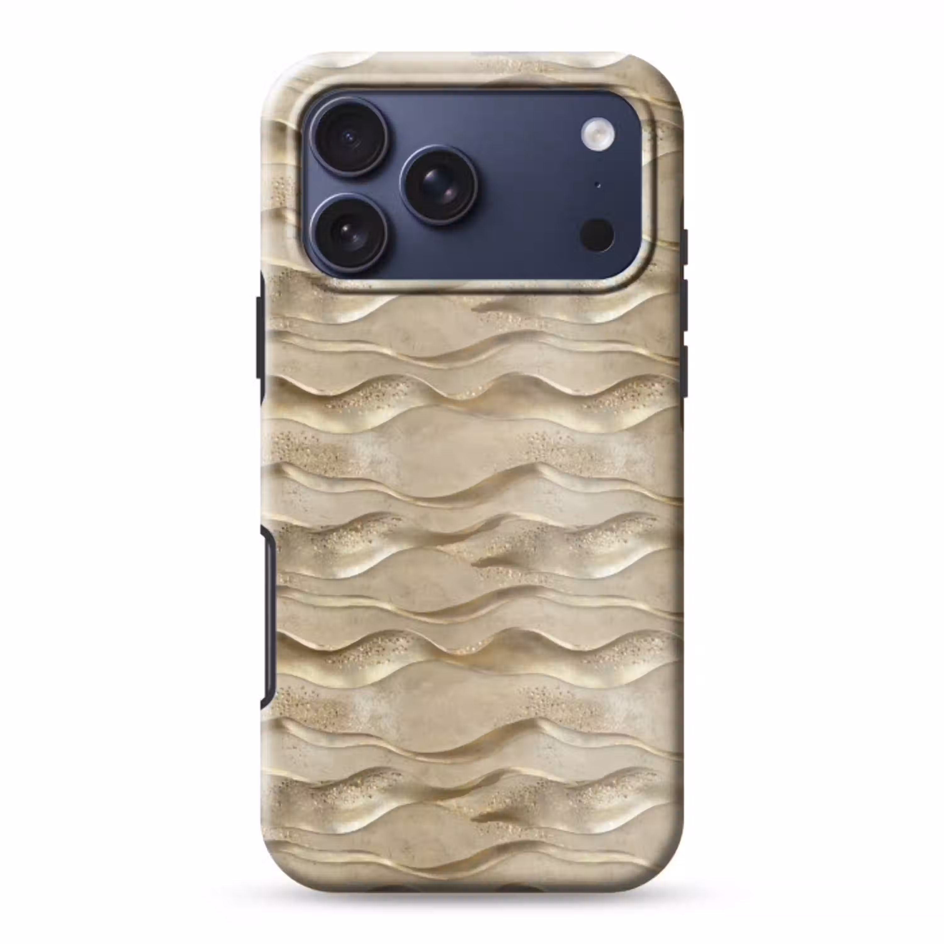 Golven - Patroon - Goud Toughcase MagSafe Apple iPhone 17 Pro Max klein 1019 -3d