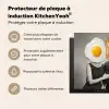 Ontbijt - Koppel - Ei - Brood Inductie beschermer vinyl 3mm middel -usfeer2_FR