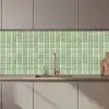 Glanzend - Mozaïek - Tegels - Zacht - Groen keuken achterwand 2 middel 871 zz_3dshopping