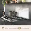 Marmer - Steen - Wit - Goud - Marmerlook - Steen - Luxe keuken achterwand spatscherm klein -usp_DE