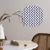 Oceaan - Vis - Blauw - Wit Wandcirkel behangsticker klein 186 -sfeer3