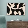 Vlekkenpatroon - Koe - Beige canvas 2cm klein -sfeer4