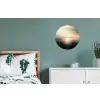 Zon - Horizon - Zee Wandcirkel aluminium klein -slaapkamer