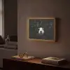 Schapen - Wit - Duisternis Light Box met batterij (Wandlamp) middel -sfeer1