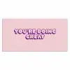 You're doing great - roze - 3D Muismat XXL klein -3d_leeg