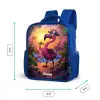 Piraten flamingo op een tropisch pad Kinderrugzak - Blauw middel -productfoto_formaten