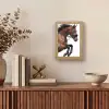 Paard - Springen - Modern Light Box met kabel (Tafellamp) klein -sfeer2