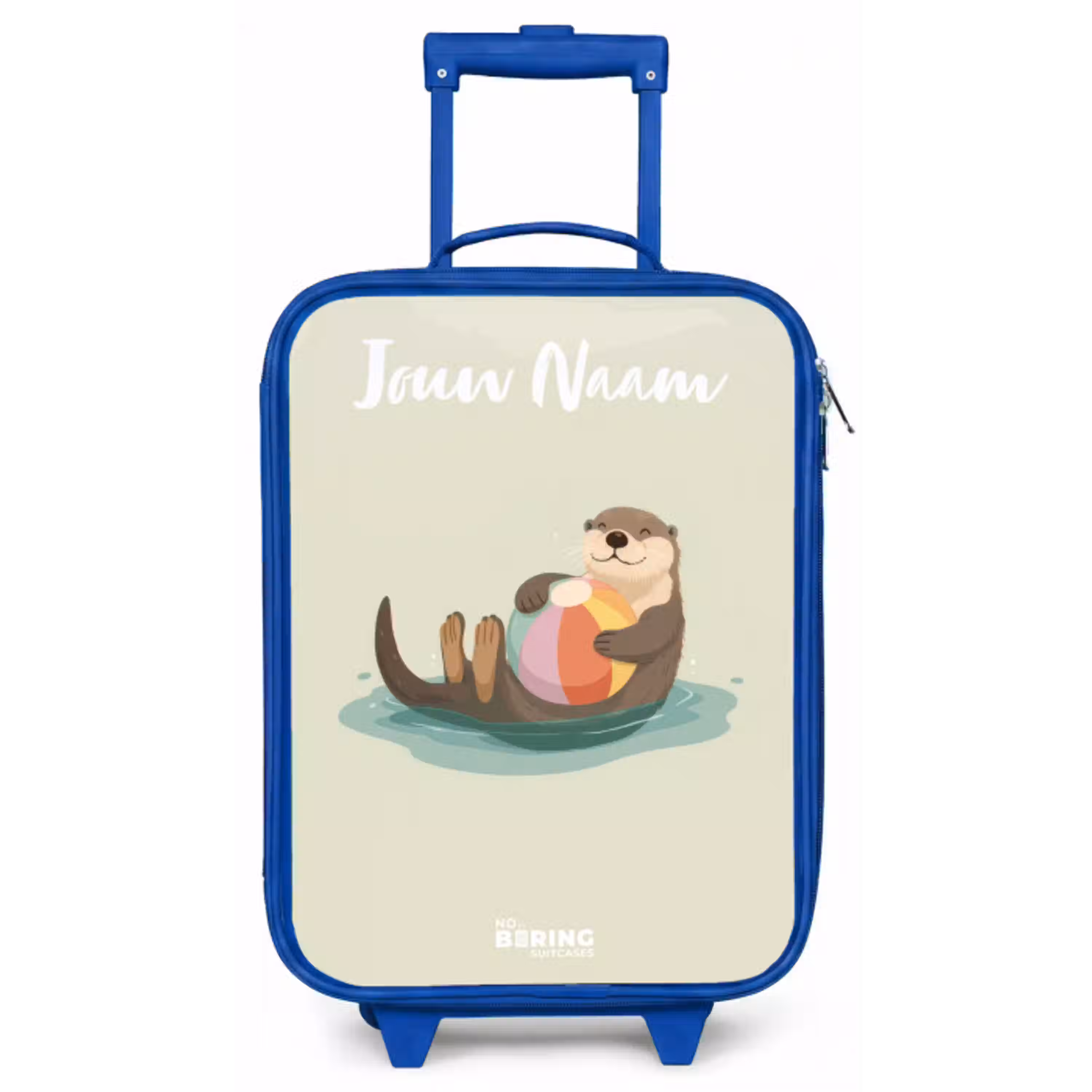 Otter - Strandbal - Water Kinderkoffer - Blauw klein -zz3dotto