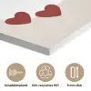 Quote - Tekstballon - Hartjes PET vilt klein -closeup_DE