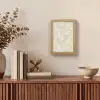 Beige - Reliëfstructuur - Natuursteen Light Box met kabel (Tafellamp) klein 925 -sfeer2