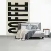 Japandi - Koffie - Decoratie - Vintage fotobehang vinyl groot -slaapkamer