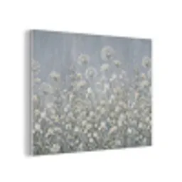 Bloemen - Botanisch - Blauw PET vilt klein -3d