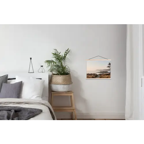 Landschap - Kust - Duinen textielposter latten blank klein -woonkamer