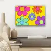 Bloemen - Illustratie - Kleurrijk canvas 2cm klein -sfeer6