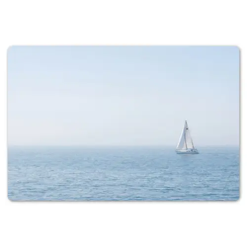 Horizon - Zeilboot - Zee Placemat vinyl groot -zzsfeer1_Kitchenyeah-website