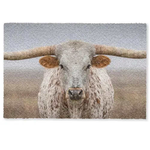 Longhorn - Grasveld - Dier Deurmat klein -zkaufland3d
