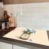 Coffee - Blik - Minimalistisch - Bloemen Inductie beschermer vinyl 3mm klein -sfeer3