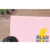 Blah - Bliksem - Roze muismat rubber klein -closeup