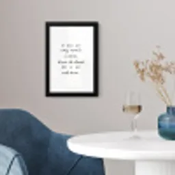 Quotes - Ik heb het nog nooit gedaan dus - Baby - Kinderen - Pippi Langkous fotolijst zwart zonder passe partout klein -sfeer4