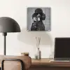 Hond - Krullen - Zonnebril - Wijn plexiglas 5mm klein -sfeer6