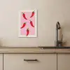 Pepers - Rood - Illustratie KitchenYeah - Keuken - Canvas klein -sfeer2