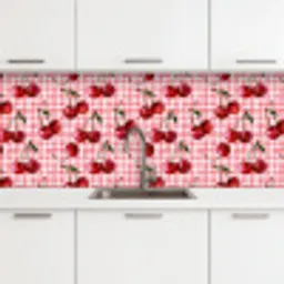 Kersen - Blokken - Rood keuken achterwand 2 middel 871 -3d