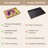 Vrouw - Hoed - Paars - Wijn Dienblad Rechthoek middel -USP_VergelijkingNL