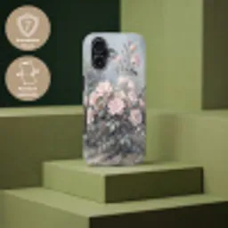 Rozen - Illustratie - Roze Toughcase MagSafe Apple iPhone 17 klein -USP_PrintM_DE