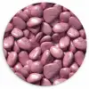 Roze - Glanzende - Stenen Wandcirkel plexiglas klein 852 -3d